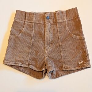 HAMMIES Brown Corduroy Retro Shorts
